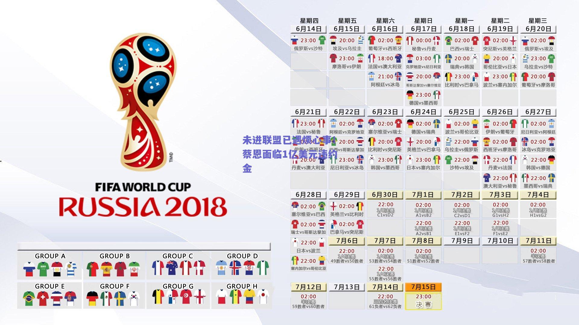 未进联盟已遇烦心事！蔡恩面临1亿美元违约金